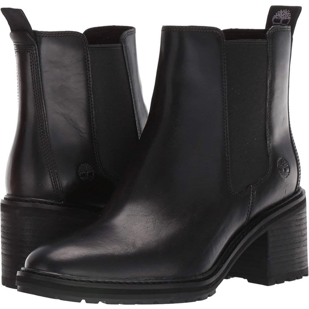 Timberland Womens Sienna Black Heel Closed Toe Ankle Boot -Jet Black Us Size:6